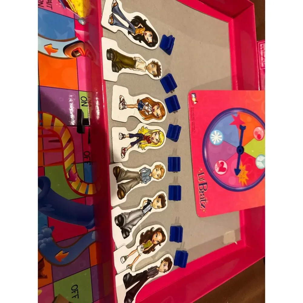 Lil Bratz Amusement Park Funk Board Game 2004